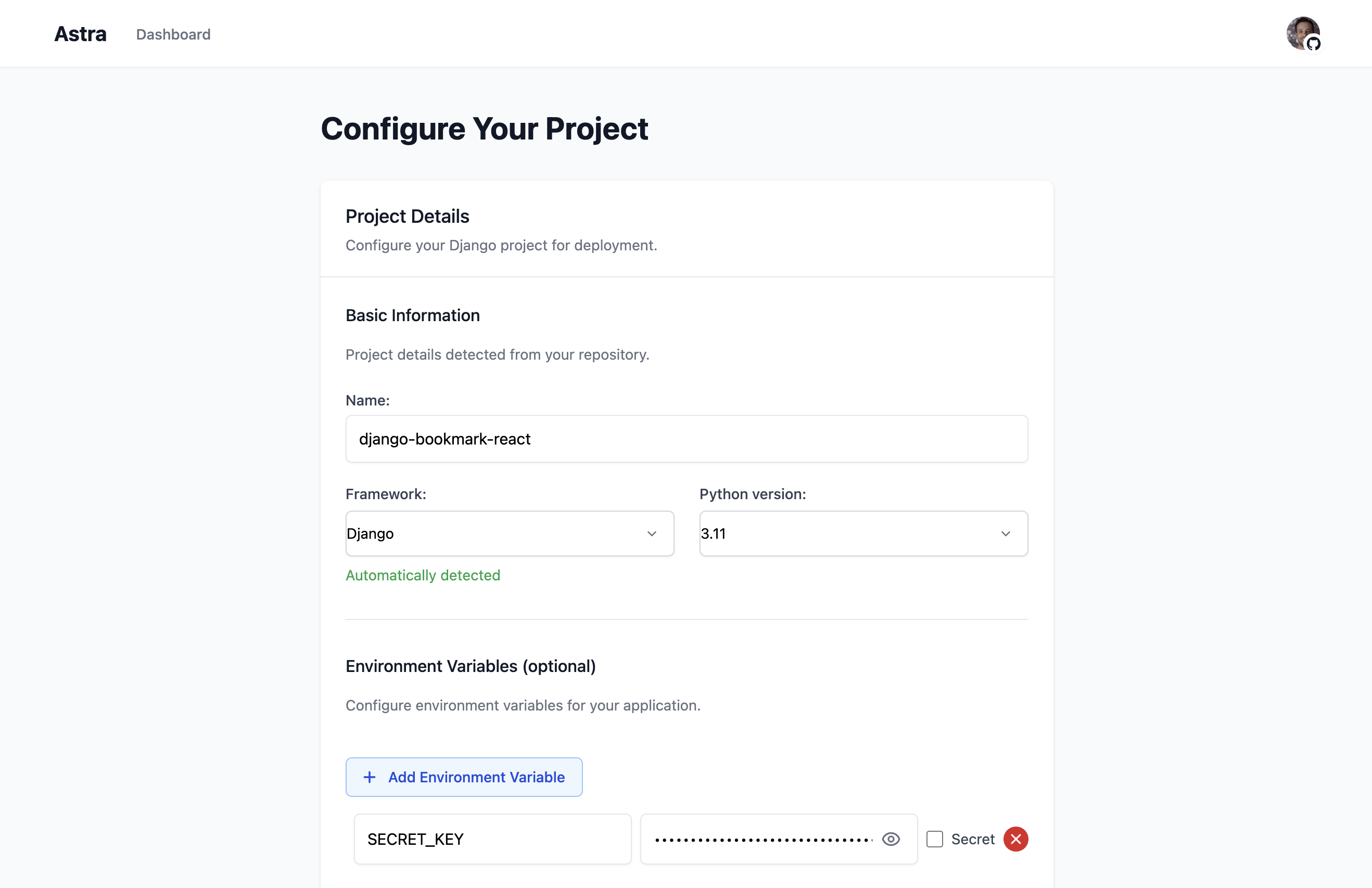 Configure Your Environment Variables